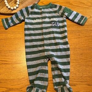 Timberland one piece footie sleeper‎ size 0-3 months